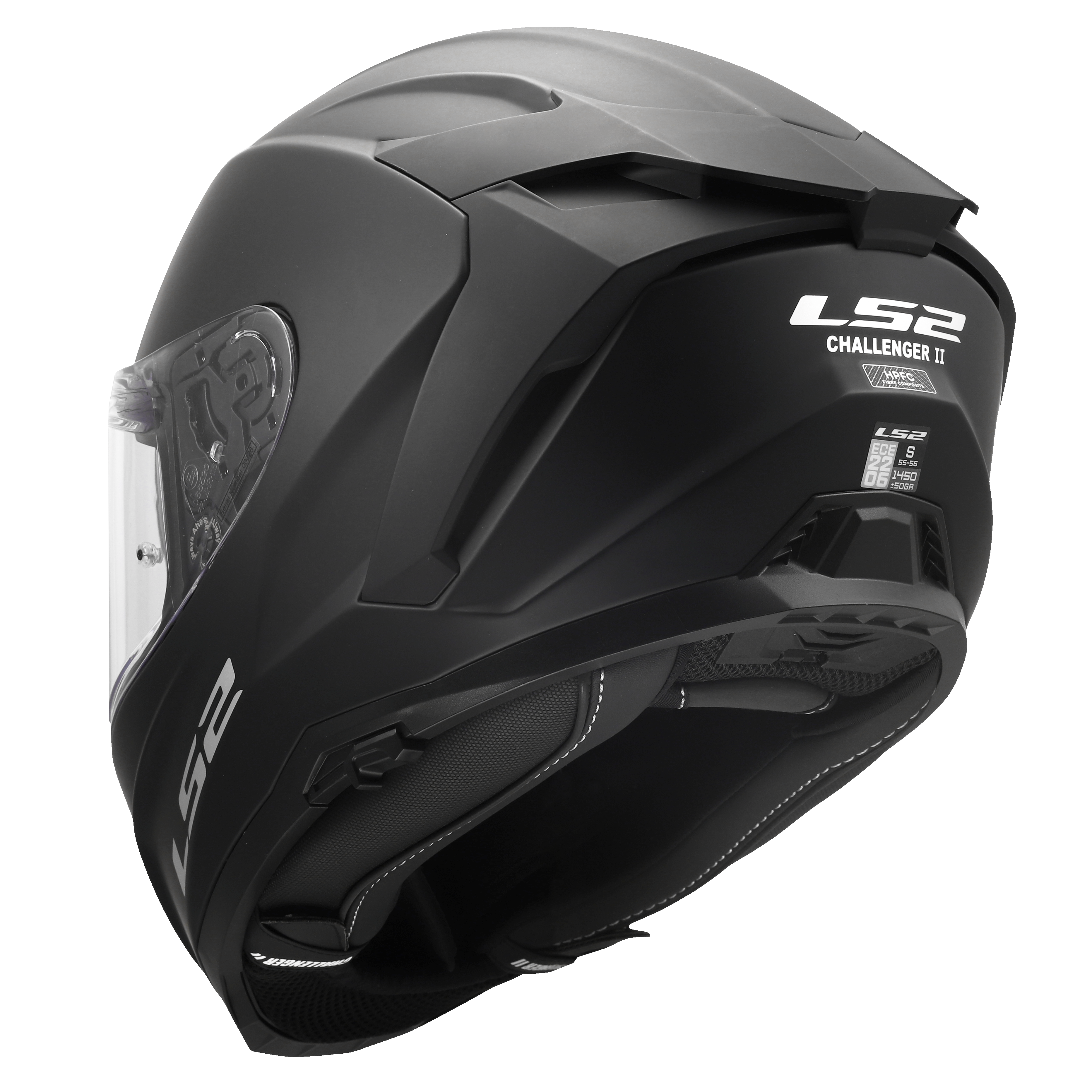 LS2 FF817 CHALLENGER II SOLID MATT BLACK 168170011 (3)